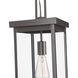 Barkeley 1 Light 8 inch Powder Coated Bronze Outdoor Hanging Lantern